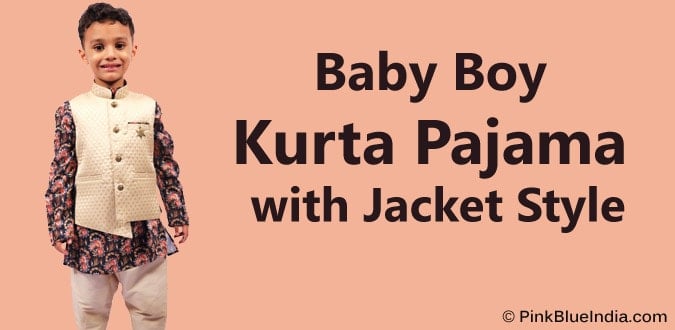 Baby Boy Kurta Pajama with ethnic Jacket kids jaipur