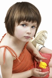 Baby Girl Bob with Fringes Hairstyles