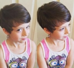 Baby Cut Hairstyle for Teenage Girl