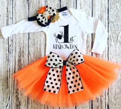 My first Halloween Baby Girl Outfit - baby girl halloween costumes