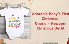 Adorable Baby’s First Christmas Onesie – Newborn Christmas Outfit