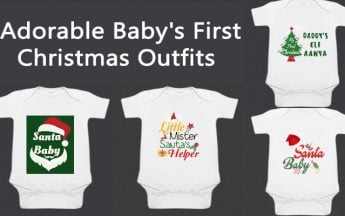 Adorable Baby’s First Christmas Onesie – Newborn Christmas Outfit