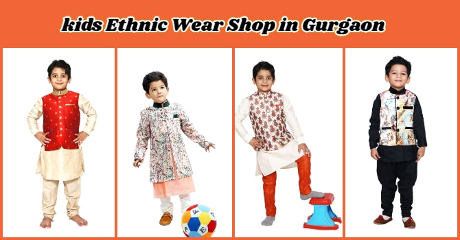 kids Ethnic Wear Shop in Gurgaon - Boys Traditional Dress