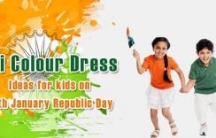 Tri Colour Dress Ideas for kids on 26th January Republic Day