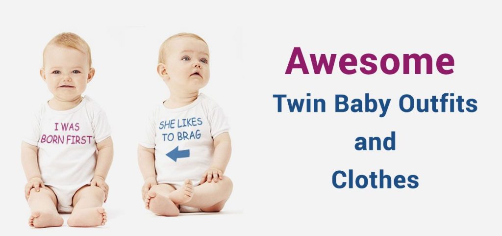 Twin Baby Outfits and Clothes, Twin Newborn Baby Romper Onesies