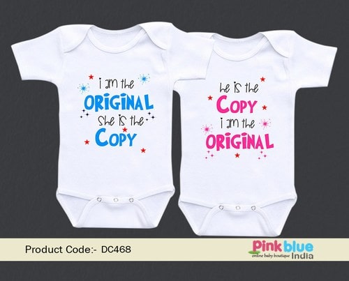 Baby Shower Outfit Gifts for Twins Boy and Girl