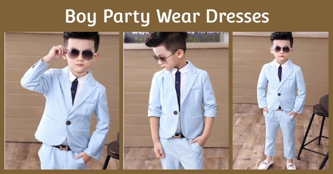little boy party wear dress
