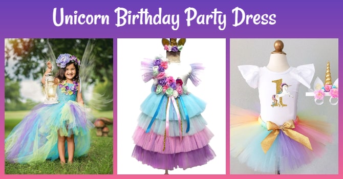 Unicorn Birthday Party Dress