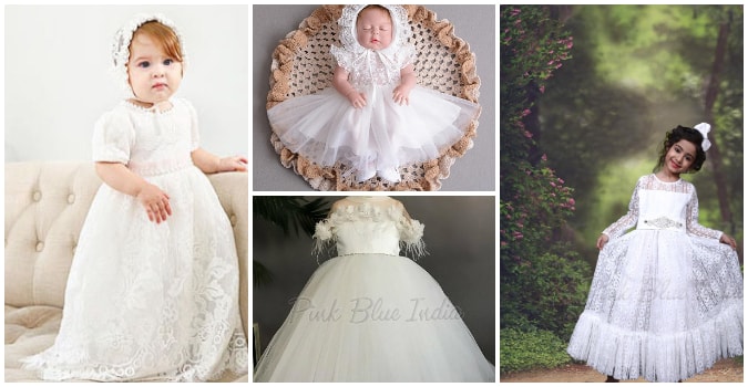 Baptism Dress for Baby Girl in Goa, Toddler Christening Baptism Gown Online