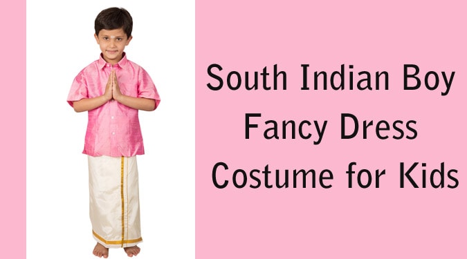 South Indian Boy Fancy Dress Costume for Kids