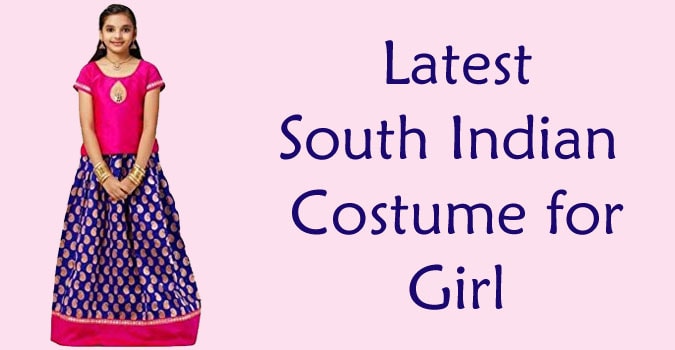 Girls South Indian Costume Dress