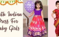 South Indian Traditional Dress For Baby & Toddler Girls