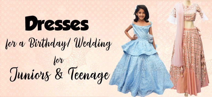 Teenage Girl Party Dresses, Juniors Birthday, Wedding Gown India