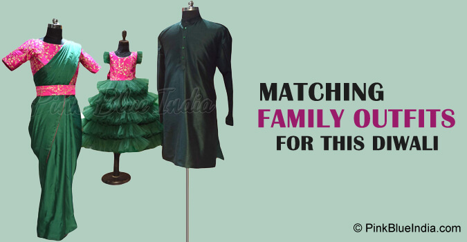 Matching Family Outfits for Diwali