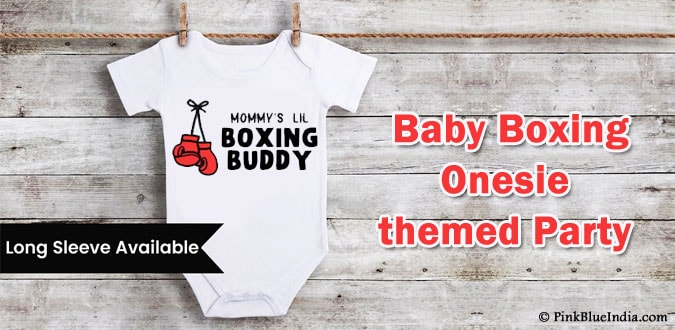 Baby Boxing Onesie, Newborn Boxing themed Party 