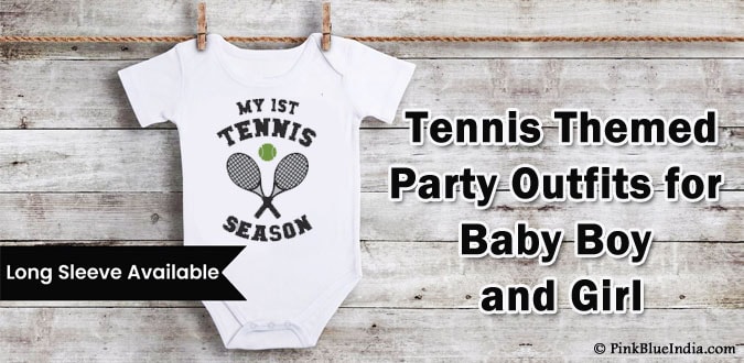 Baby Boy Girl Tennis Theme Party Outfit