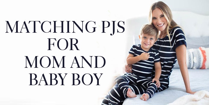 Mother and son matching pyjamas deals