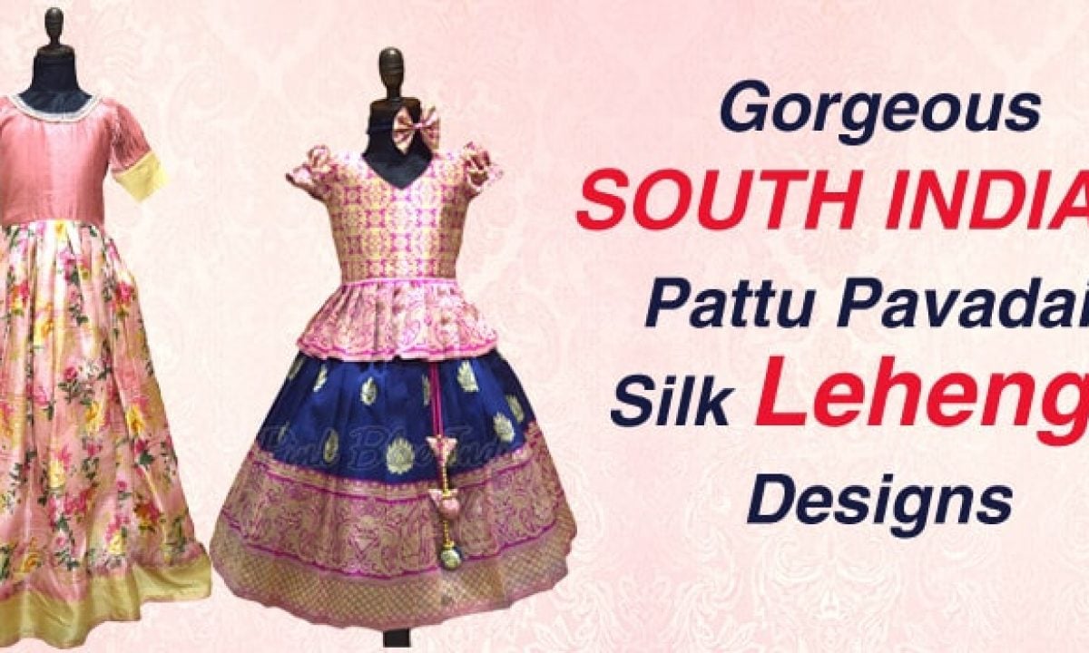 Spark this Festival Season with Kanjeevaram | Half saree designs, Half  saree lehenga, Wedding saree blouse designs