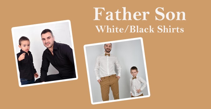 Matching father and clearance son formal wear