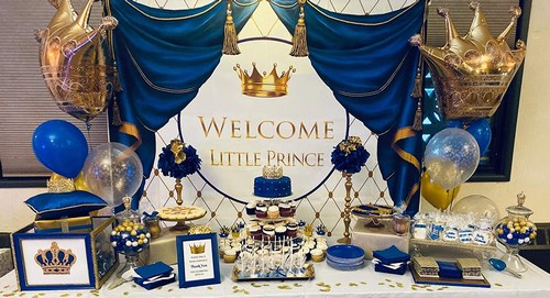 Royal Prince Theme ideas for First Birthday Party