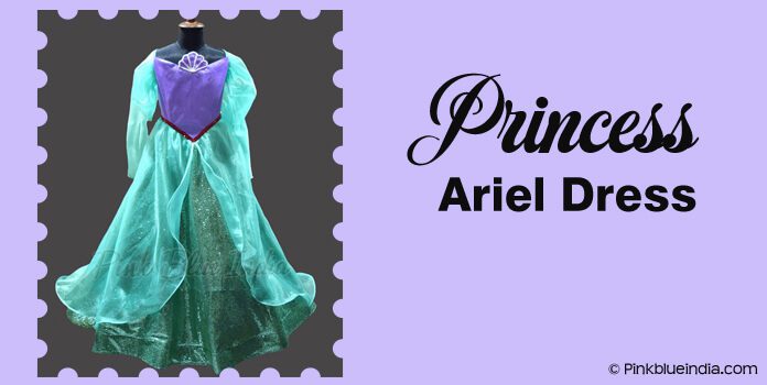 Disney Girls Princess Ariel Dress