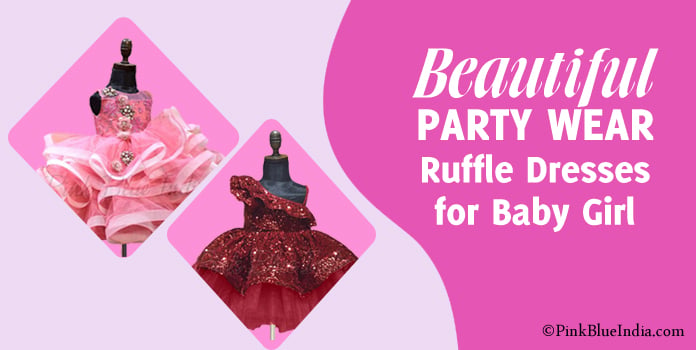 Girls Ruffle Dress, Layered Ruffle Gown for kids