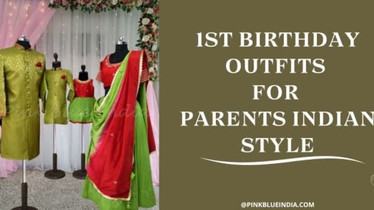Best Matching Family Outfits for First Birthday | Dress