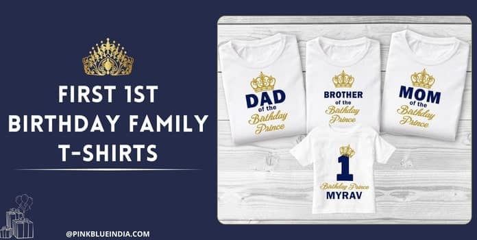 First 1st Birthday Family T-Shirts