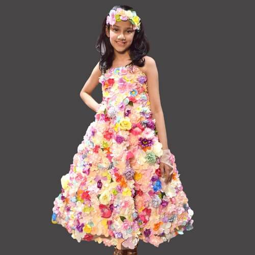 9 year old flower girl dress online India