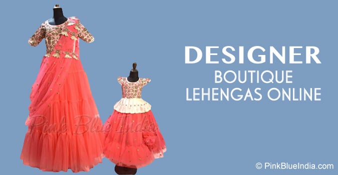 Boutique Lehengas Online Shopping India, Designer lehenga