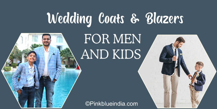 Father and Son Matching Wedding Blazers - Men, Kids Party Blazer