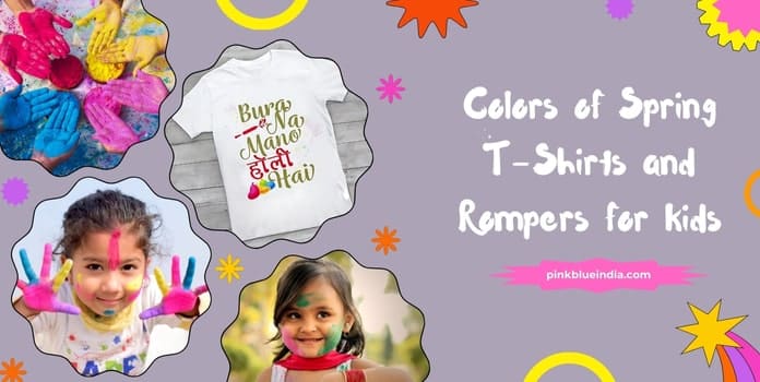 Colors of Spring T-Shirts and Rompers for kids