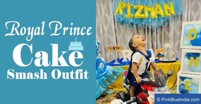 Prince 1st Birthday Cake Smash Outfit