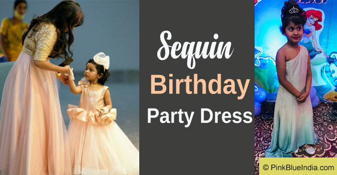  Sequin & Glitter Birthday Party Dress
