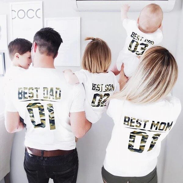 Plus Size Family Matching Outfits T Shirt