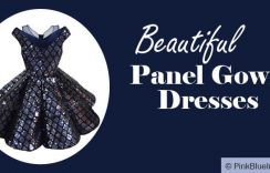 Beautiful Party Panel Gown Dresses for Girls