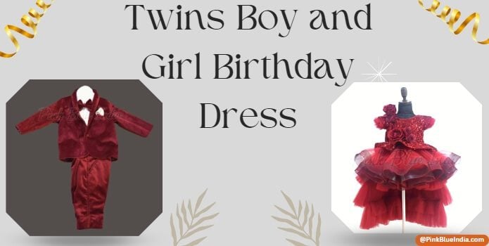 Twins Boy and Girl Birthday Dress