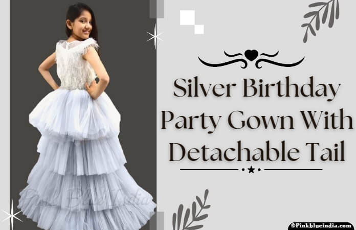 Detachable Tail Birthday Party Gown