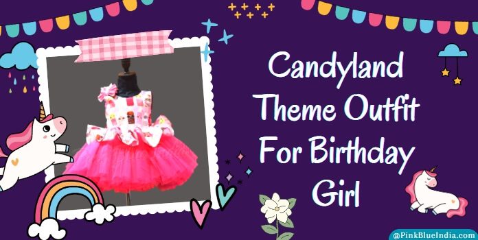 Candyland Theme Outfit For Birthday Girl