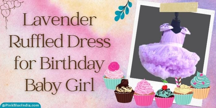 Birthday Girl Lavender Ruffled Dress