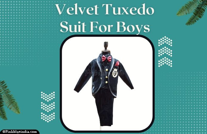 Boys Velvet Tuxedo Suit