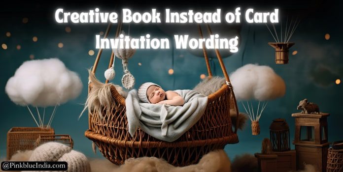 Creative Book Instead of Card Invitation Wording