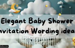 Elegant Baby Shower Invitation Wording ideas: Examples