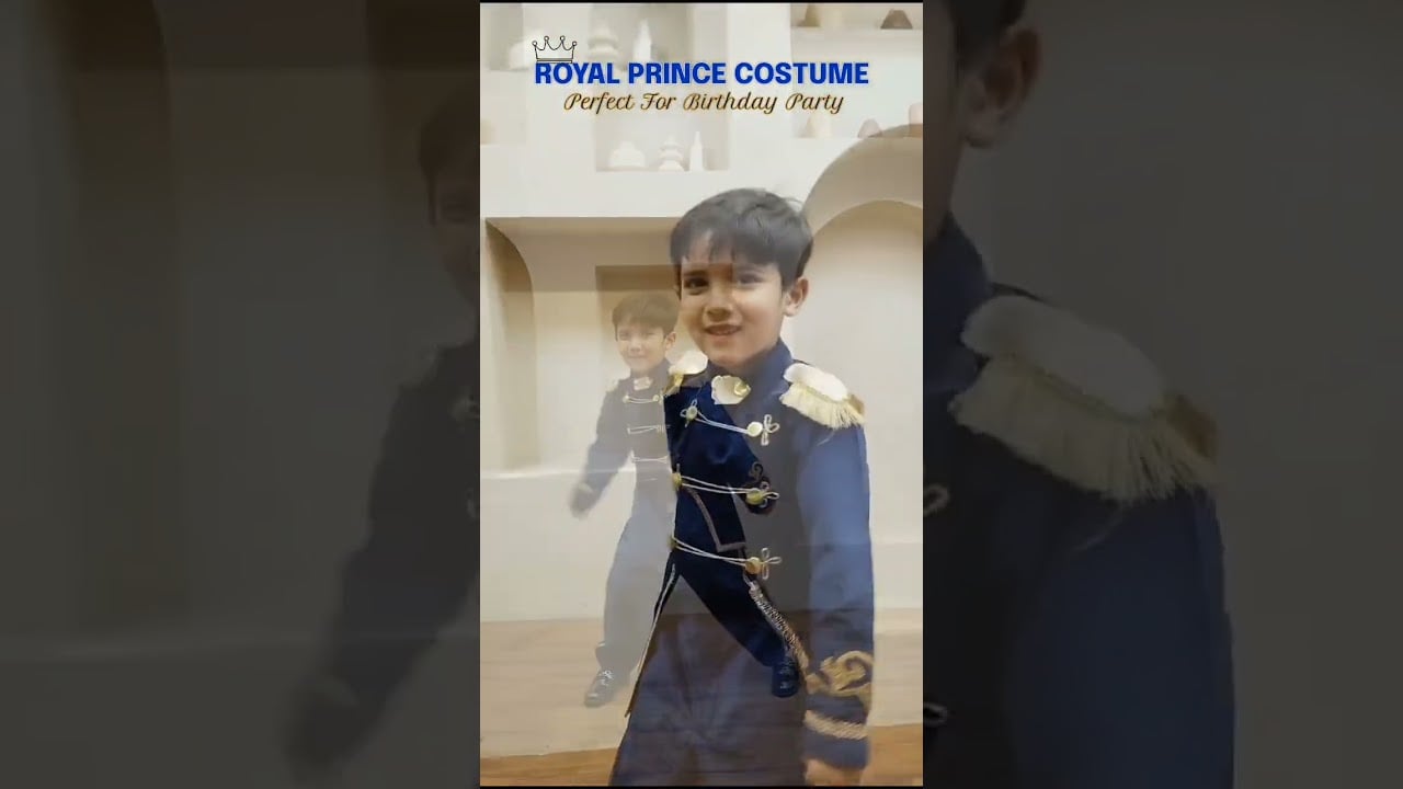 Prince First Birthday Outfit for Boys – Royal Cake Smash Look