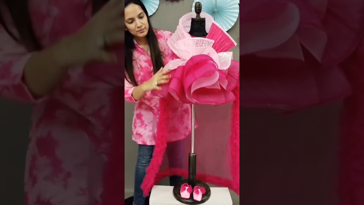 You Have to See This Pink Long Tail Dress in Action!