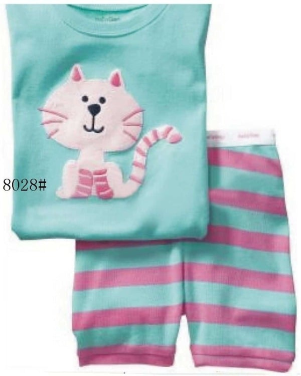 Pink hello kitty baby tshirt shorts cute cartoon gift set