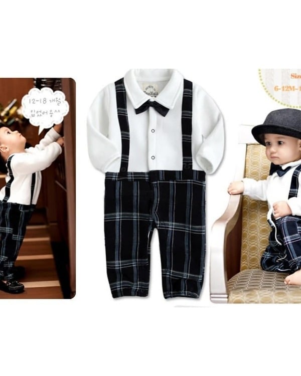 Baby boy formal jumpsuit rompers, stylish and cute for parties or gifting