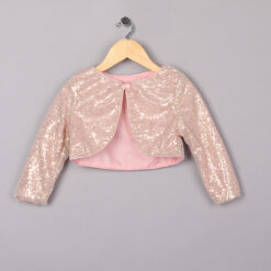 poshpeachshrugwithshimmerysequins