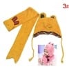 Yellow baby cap and muffler set cozy winter gift