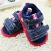 Navy blue and pink designer baby boy shoes, stylish for festive occasions
